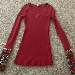 Red long sleeve